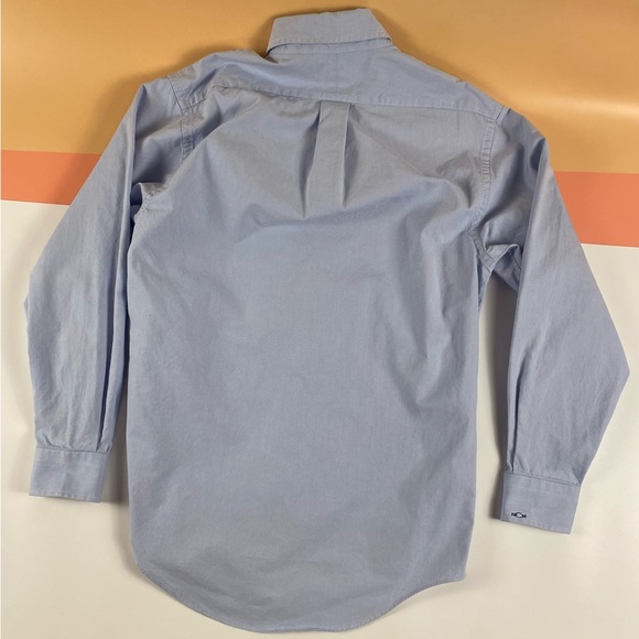 Lands’ End | Men’s Light Blue All Cotton Button Down L. Sleeve Shirt | 14.5-32 - Picture 4 of 9